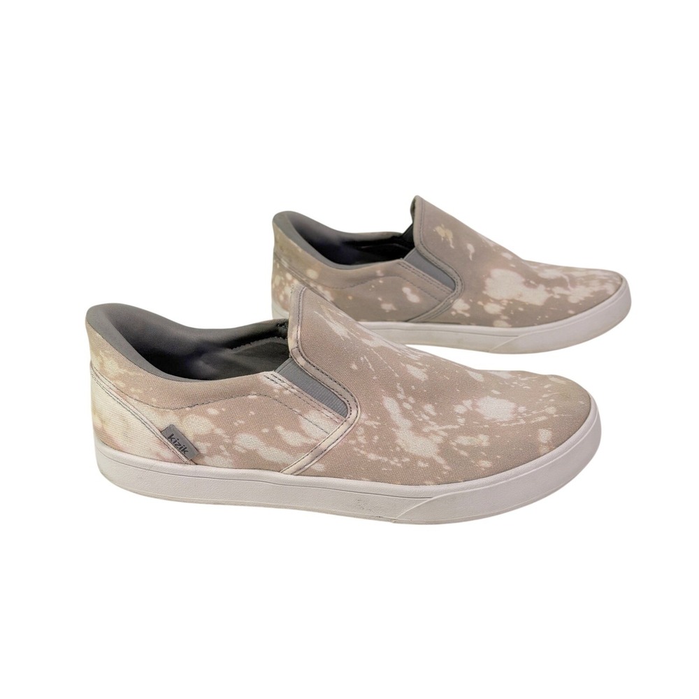 Kizik Venice Slip-On Loafers Upcycled Bleached Shoes Mens 11 WIDE Wmn 12.5 W